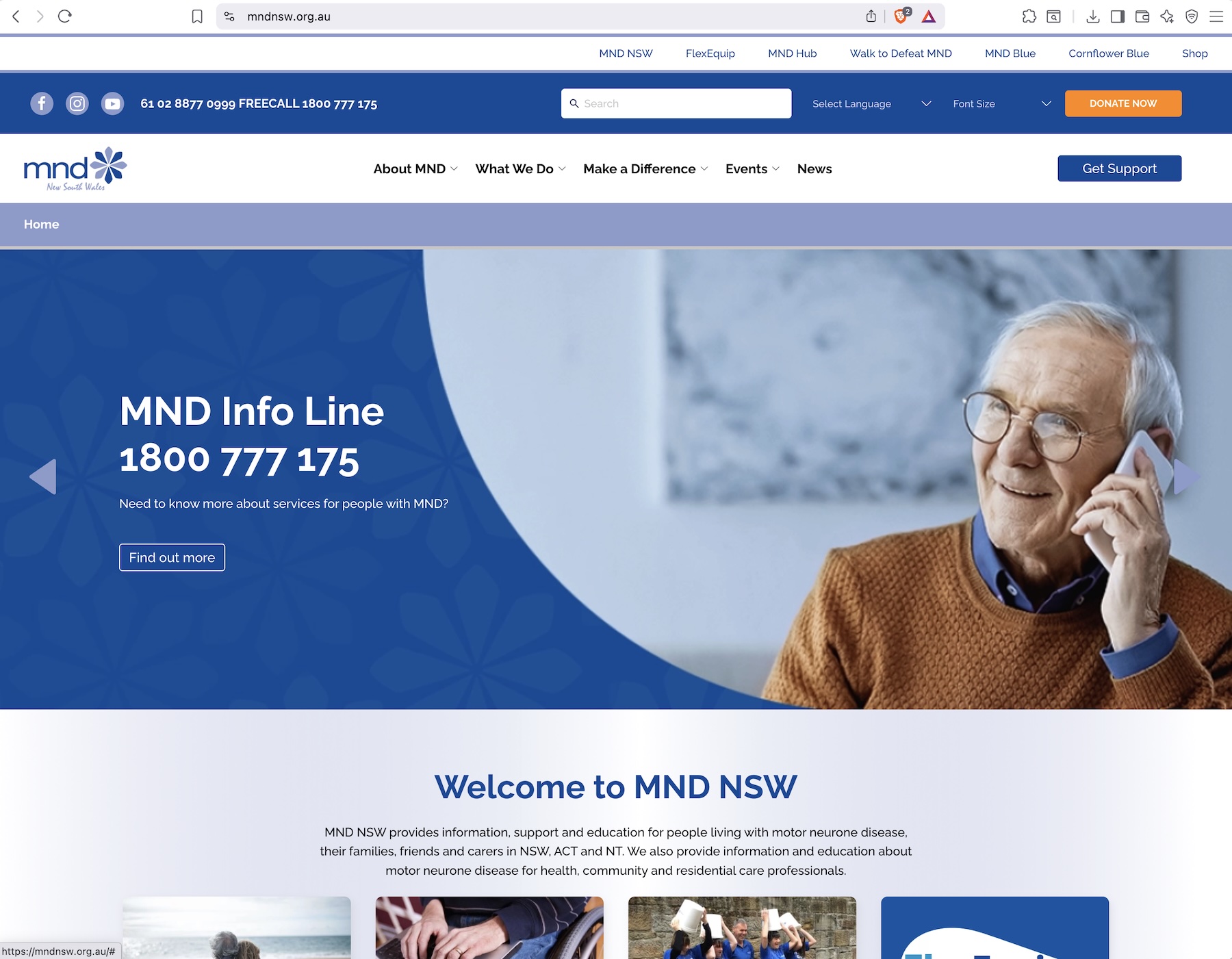 MND NSW website